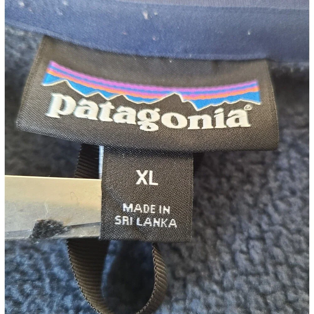 Patagonia Better Sweater Fleece Jacket XL Blue Full Zip Capital One Men’s